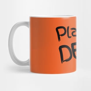 Playing DEAD - Black version Mug